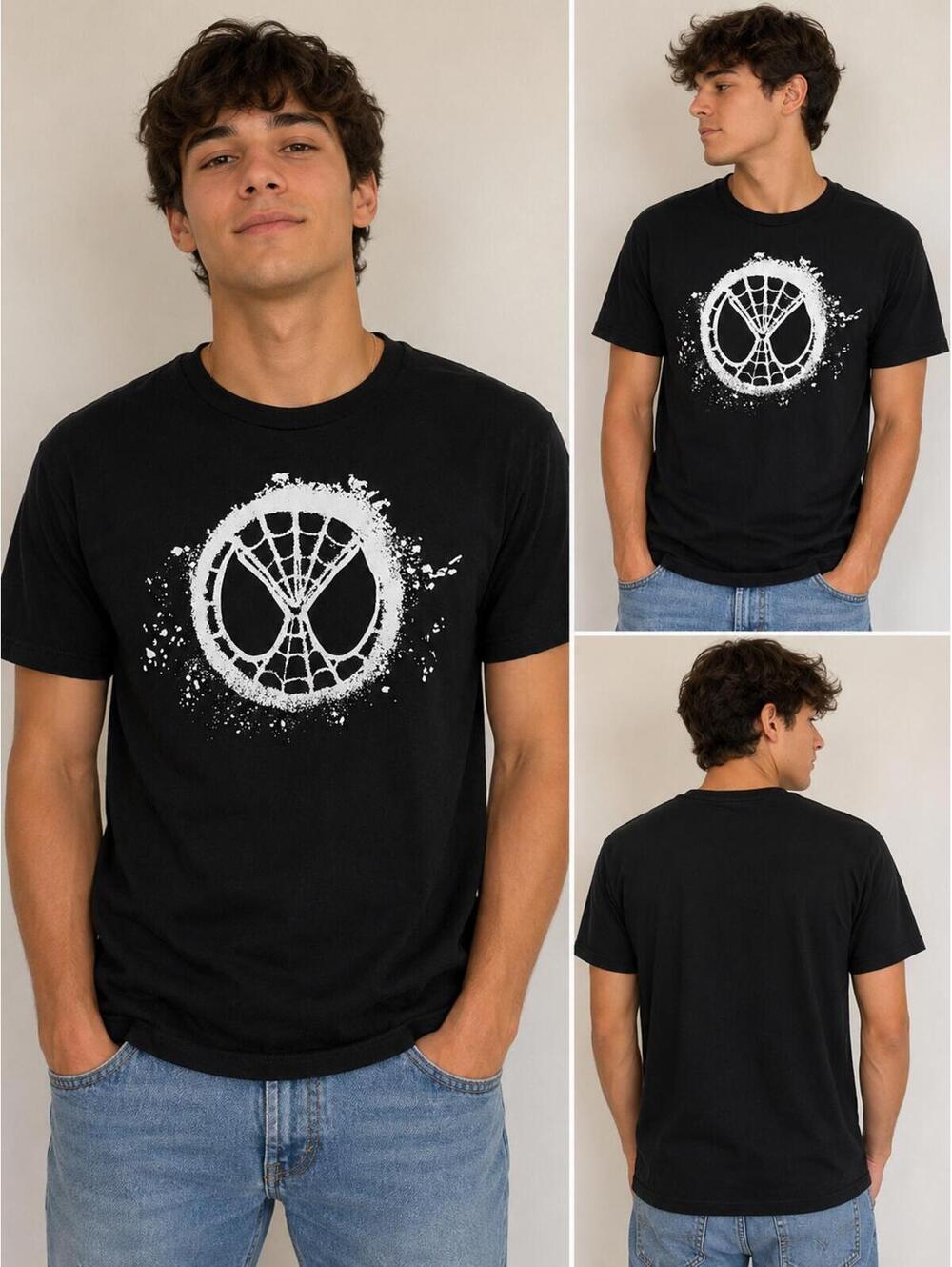 Marvel Spider-Man Far From Home Black Graphic T-Shirt